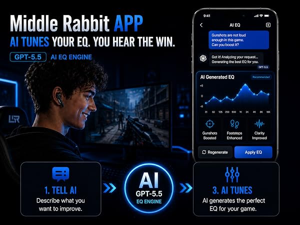 middle rabbit app control eq