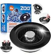 zaa 3 in 1 Kitchen Sink Drain Strainer Stopper Removable Basket Pop-Up | Kitchen Sink Accessories...