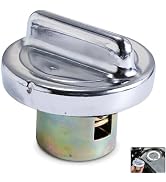 Yiwview Fuel Gas Tank Cap, Aluminum Alloy Silver Gas Cap, Compatible with GY6 50cc 125cc 150cc 25...