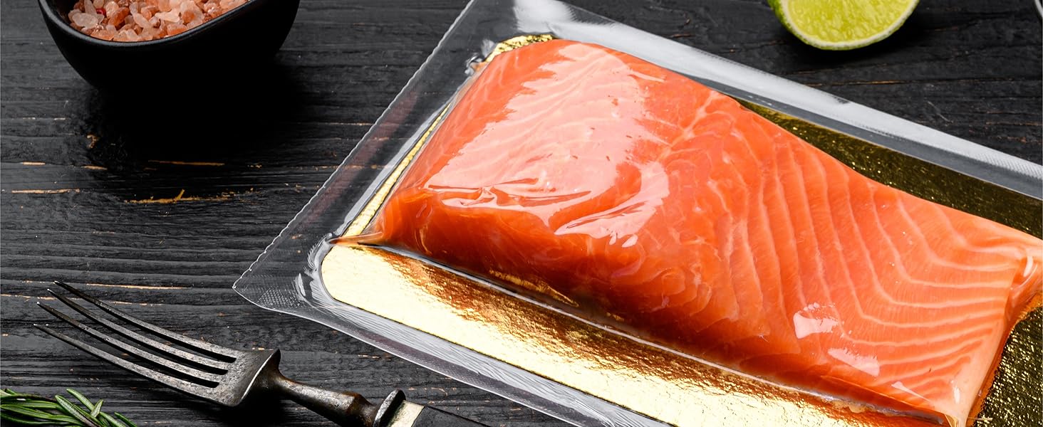 Cloudslucky Vacuum Seal Bag for Food Saver Sealer a Meal Sous Vide Bag Cooking