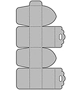 Silver Metal Cutting Dies Candy Gift Box Embossing Stencil Box Making Dies Punch Stencil for DIY ...
