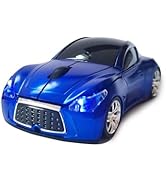 SDGSQHA Car Mouse for Computer, Wireless Car Mouse with USB Reciver, 3D, 1600DPI, Cool Sport Car ...