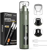 IREDOON Pet Dog Nail Grinder, Professional 3-Speed Mode Electric Rechargeable Pet Nail Trimmer Cl...