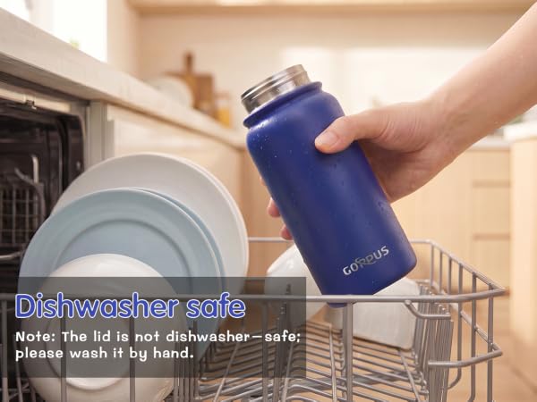 Dishwasher-safe water bottle