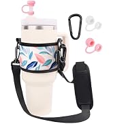 LUCKINEE Water Bottle Carrier Holder with Shoulder Strap Water Bottle Handle Strap Sling for Stan...