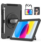 Case for iPad 10th Generation 2022:Miesherk Stock Military Grade Shockproof Rugged Cover for iPad...