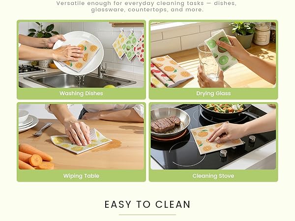 Versatile enough for everyday cleaning tasks - dishes,glassware,countertops,and more.