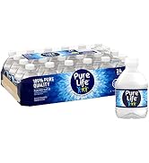 Pure Life Purified Water Bottles, 24 Pack - Still Bottled Water Enhanced with Minerals for a Cris...