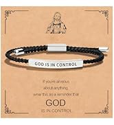 Roe Dolph God is in Control Bracelet Inspirational Bracelets for Women Christian Faith Bracelets ...
