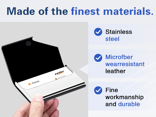made of the finest materials