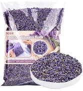Sukh 3OZ Dried Lavender Flowers- Lavender Buds Sachets Bags for Drawers Closets Fresh Scents Lave...