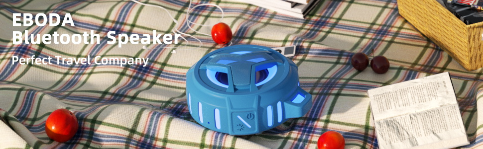 Eboda Bluetooth speaker perfect travel company