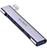 USB Hub for Laptop 4-Port, Portable USB 3.0 Hub USB Splitter, USB Multiport Adapter Expander for ...