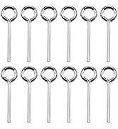 Seamaka 12PCS 5/32” Standard Hex Dogging Key with Full Loop(Silver),Metal Wrench Door Key for Pus...