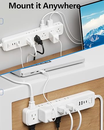 power strip long cord 15ft