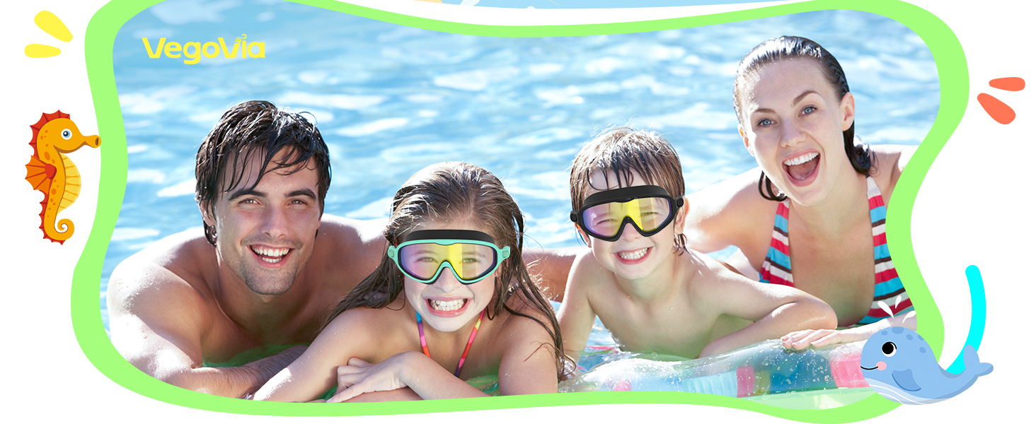 kids goggles for swimming 4-7