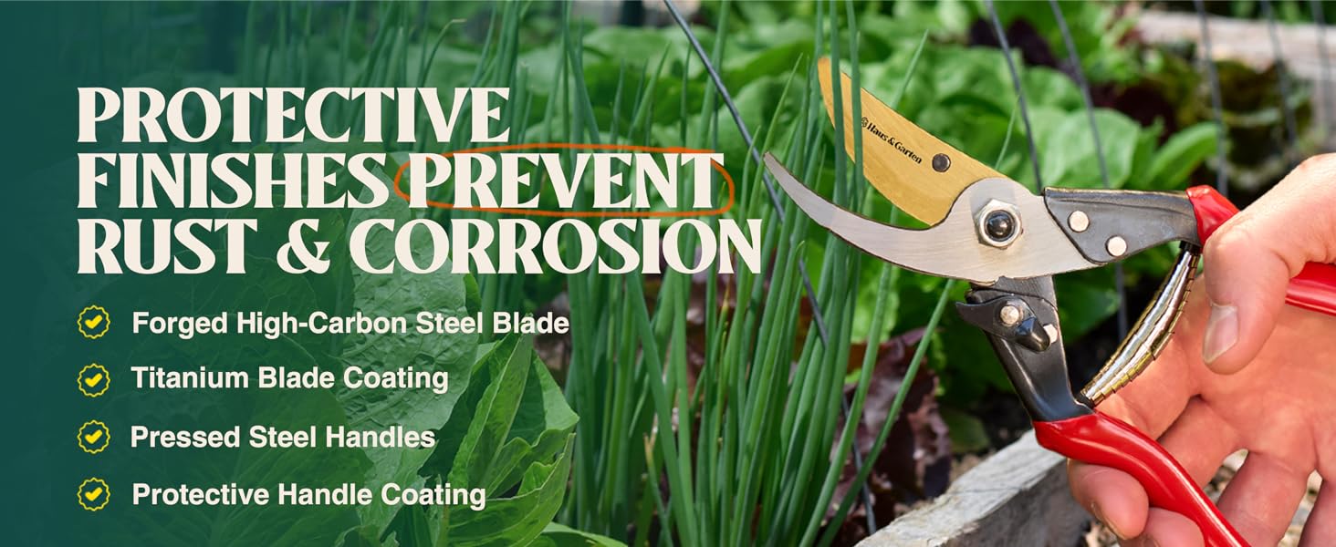 Bypass pruning shears, pruners, garden shears, garden scissors, gardening shears, garden clippers