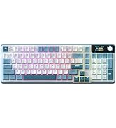 Rosewill Neon S96 Wireless Mechanical Gaming Keyboard, 98-Key Layout w/Volume Knob, Bluetooth / 2...