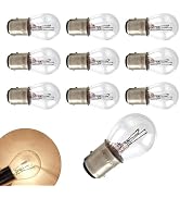 WZP 10PCS 1157 Tail Light Bulb, Universal Brake Light Bulb Compatible with P21/5W S25 BAY15D 7528...
