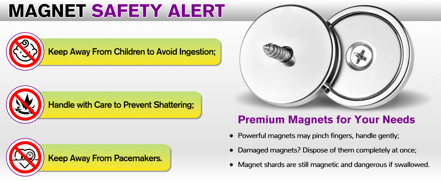 screw on magnets magnets with screw holes rock light magnetic mount