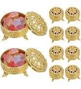 10pcs Candy Boxes Wedding Favor Boxes Clear Jars Candy Storage Boxes Hollow Out Boxes for Wedding...