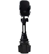Mighty Mount Fast Wireless Car Charger Cup Holder Phone Mount - Automatic Grip, Precision Auto Sc...