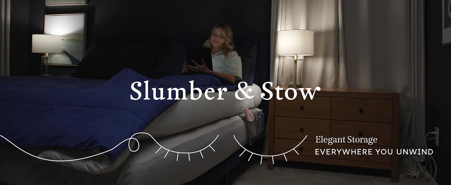 The Slumber & Stow Bedside Organizer