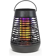 PIC Portable Solar Insect Killer Torch (FLPT), Bug Zapper and Flame Accent Light, Kills Bugs on C...