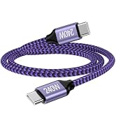 USB C to USB C Samsung Charger Cable 240W PD Super Fast Charging, 6FT Type C Android Phone Charge...