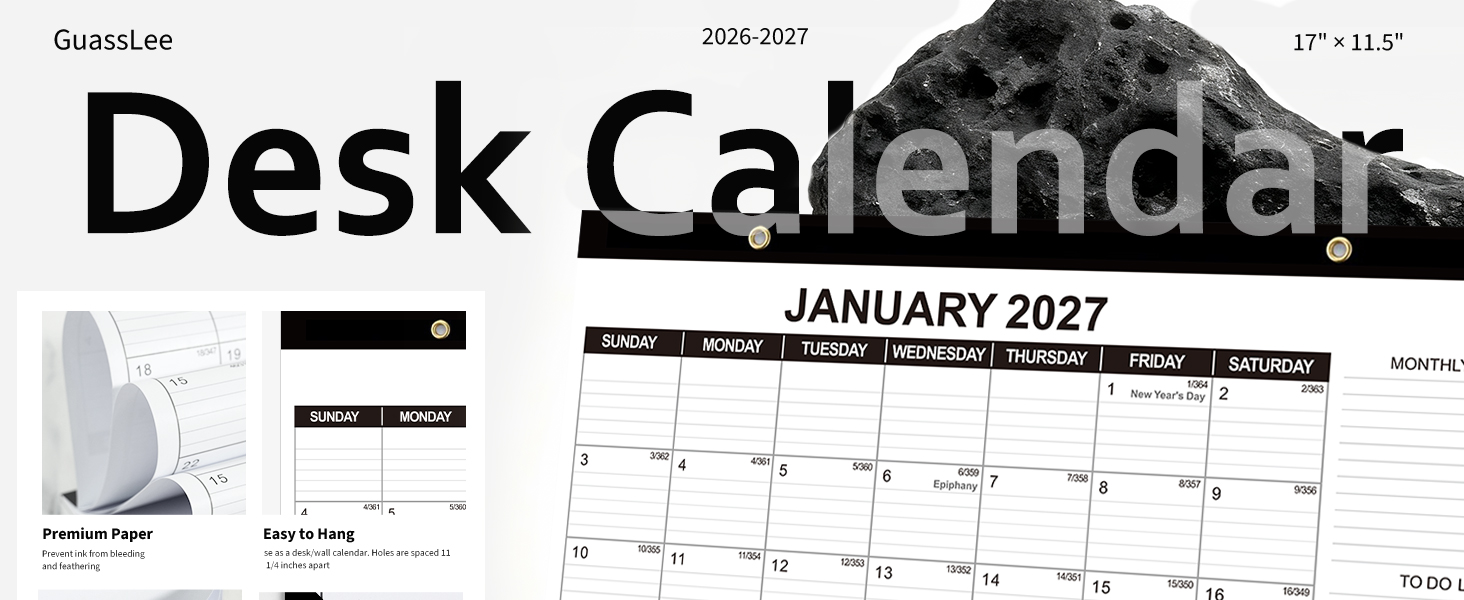 desk calendar