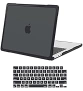 MOSISO Compatible with MacBook Air 13 inch Case 2024 2023 2022 M3 A3113 M2 A2681, Soft TPU Bumper...