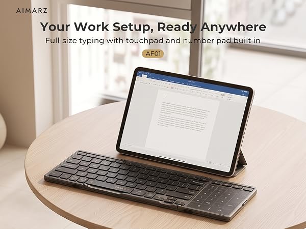 AF01 foldable keyboard