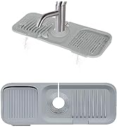 Joyhalo 14.5 Inches Kitchen Sink Splash Guard - Sink Faucet Drying Mat, Kitchen Faucet Splash Gua...