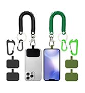 The phone lanyard tether works with most cell phones and phone cases.