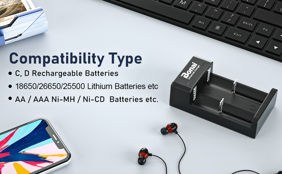 2 bay lithium battery charger