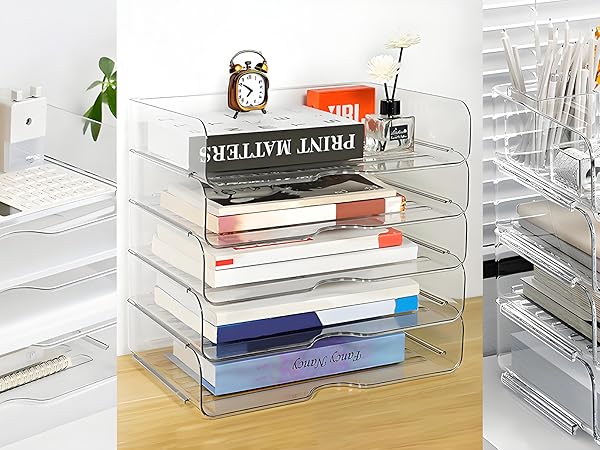 4 tier paper organizer