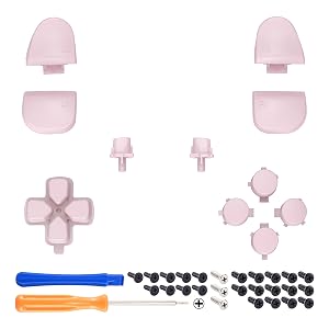 eXtremeRate Replacement Full Set D-pad R1 L1 R2 L2 Share Options Face Buttons for PS5 Controller