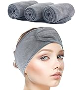 Sinland Spa Headband for Washing Face Soft Women Hair Band Makeup 3 Pack