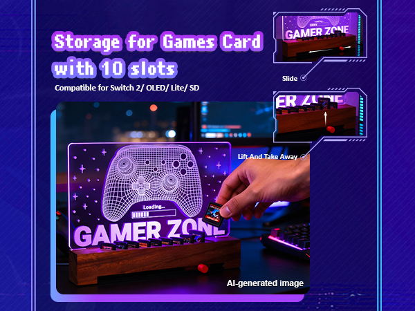 Game Card Cartridge Holder