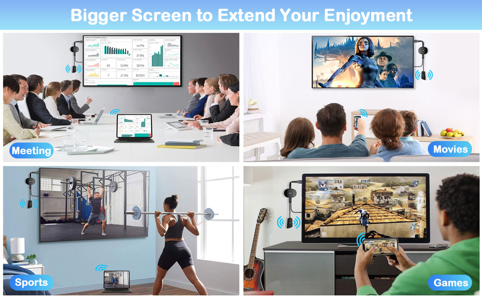 wireless hdmi display dongle adapter