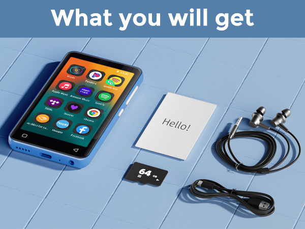 mp3 player bluetooth with spotify for kids