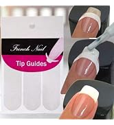 240 Pcs White Nail Sticker, Manicure Nail Art Tips Form Guide Sticker Edge Tape DIY Stencil Tool ...