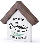MBL House Warming Housewarming Gifts - Funny Wood Sign for 2026 New Home First House Apartment De...
