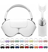 Maxjoy for Apple Airpods Max Smart Case Cover, Soft PU Leather Protective Cover Accessories for A...