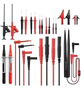 KAIWEETS 23PCS Multimeter Test Leads Kit with Replaceable Precision Probes Set and Alligator Clip...