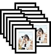 Picrit 10x12 Picture Frame Set of 12, Display 8x10 with Mat or 10x12 Without Mat, Photo Frames fo...