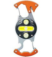 BY-J LED Small Flashlight, Key Chain Light, COB Multi-Function Mini Work Light, 500 Lumens Rechar...