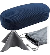 MyEyeglassCase - Large Sunglasses Case - Hard Glasses Case Holder w/Pouch & Cloth - Eyeglass Case...