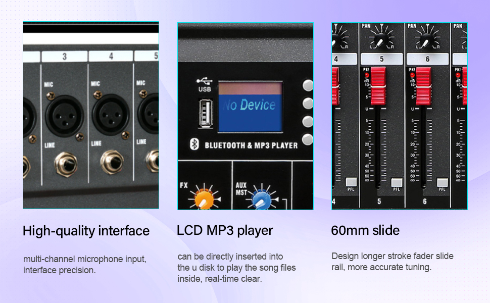sound mixer board