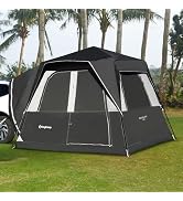 KingCamp SUV Tent, Instant 6-8 Person Waterproof & Windproof Tailgate Car Camping Tent with Movie...